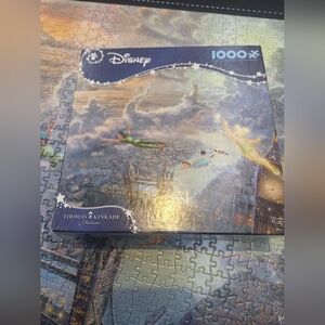 Disney Thomas Kinkade 1000 Piece Puzzle Peter Pan Fly to Neverland - Ceaco